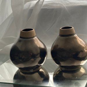 Irregular shaped small vase